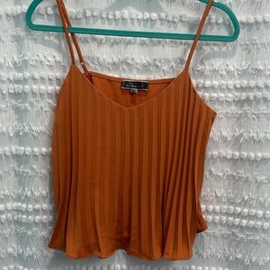 Blue Blush Terracotta Pleated Camisole
